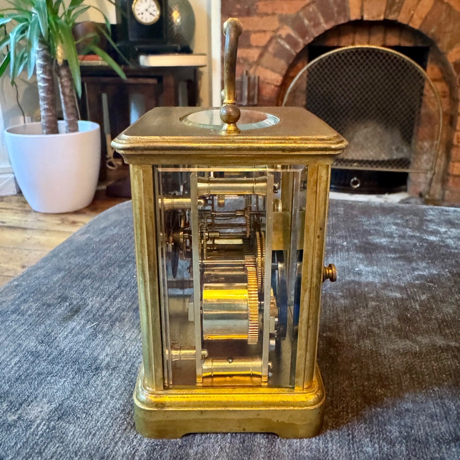 Antique French Margaine Striking Carriage Clock 61 Strand London Serviced C1890 - Mahn and Co Clock Repairs