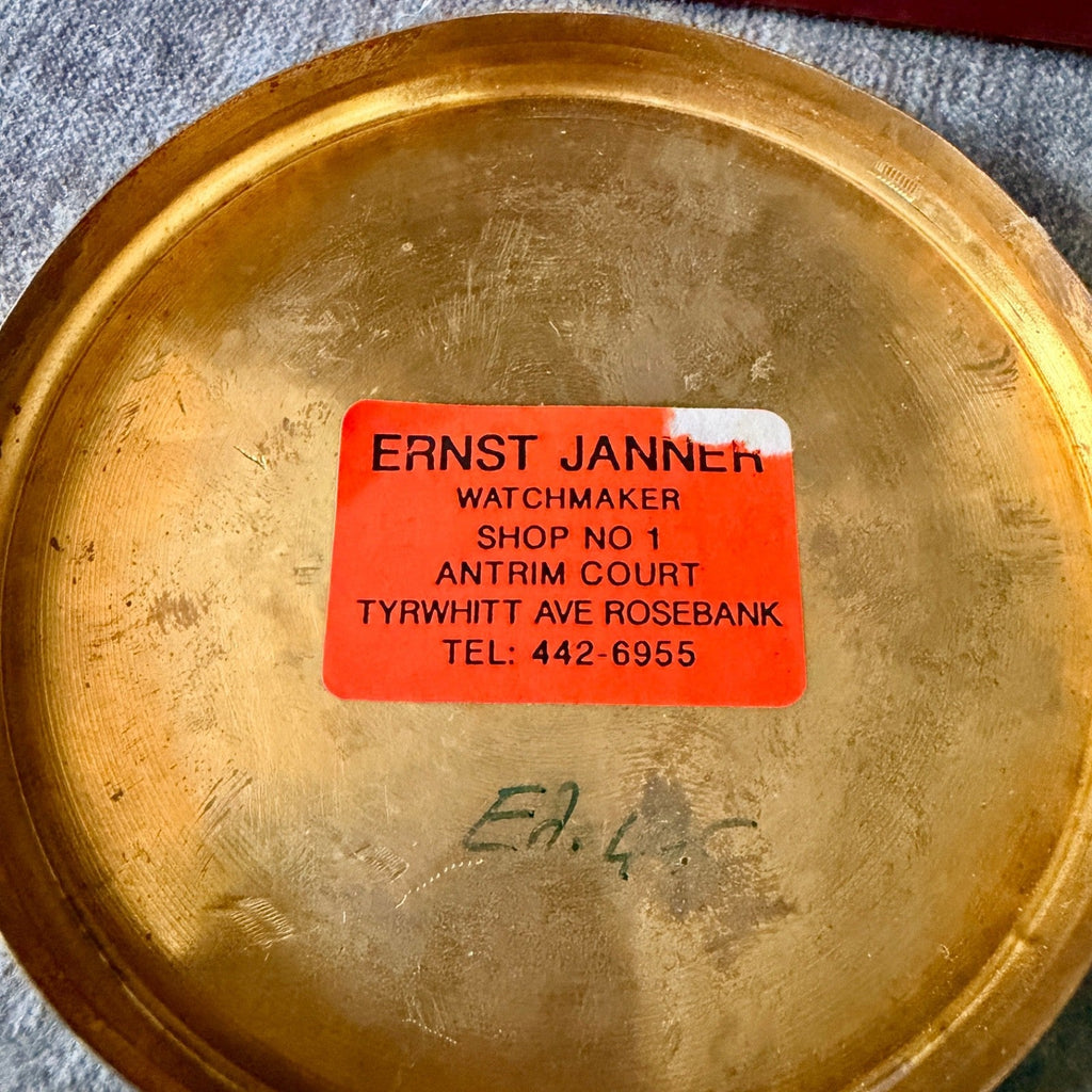Antique Japy Frères Sheraton Revival Marquetry Mantel Clock Serviced Working - Mahn and Co Clock Repairs