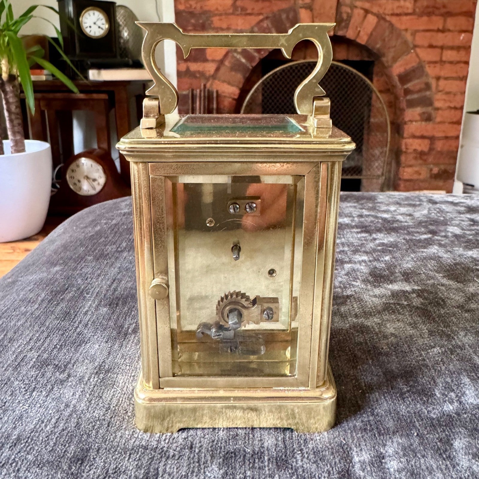 Bracher & Sydenham Reading Brass Carriage Clock Fully Serviced French - Mahn and Co Clock Repairs