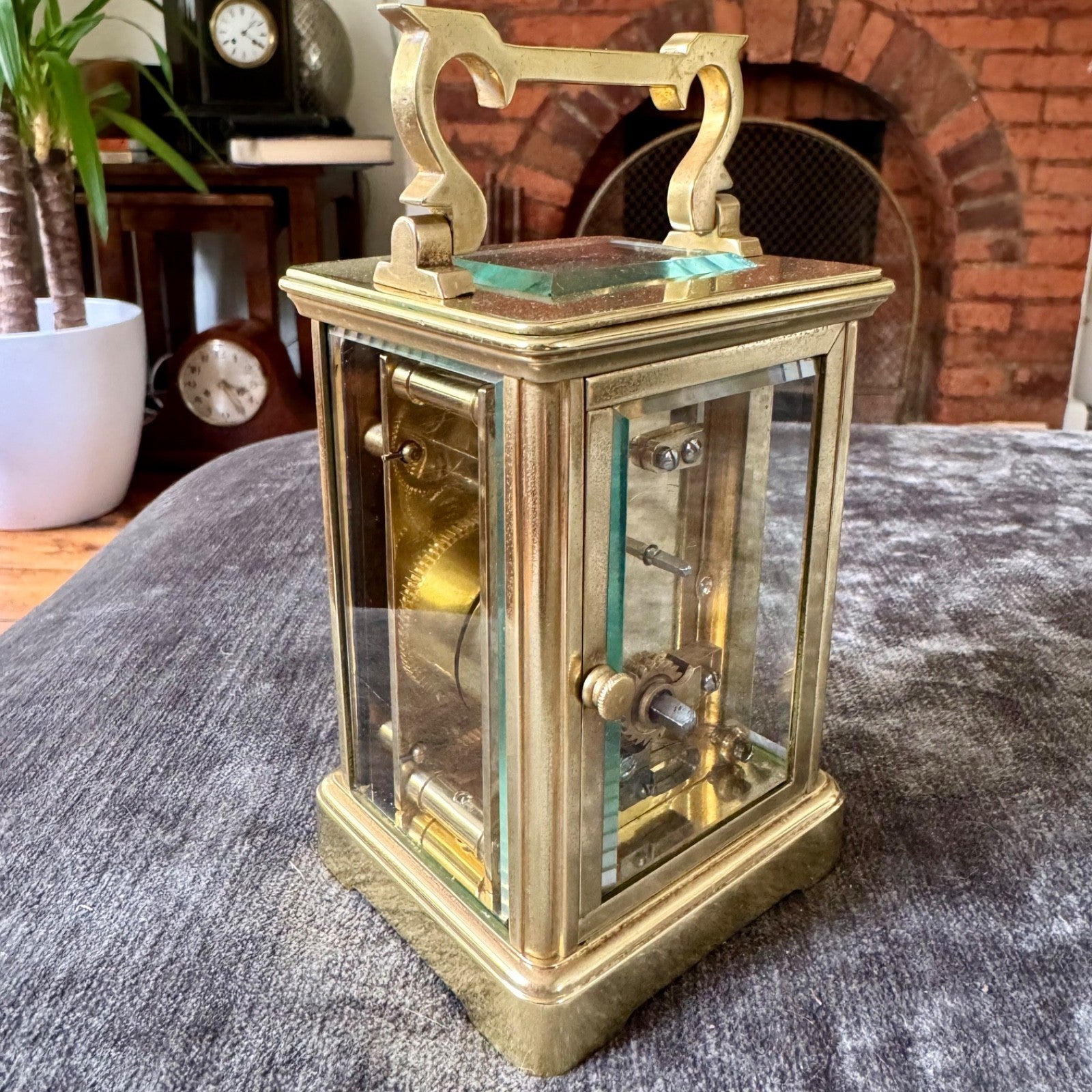 Bracher & Sydenham Reading Brass Carriage Clock Fully Serviced French - Mahn and Co Clock Repairs