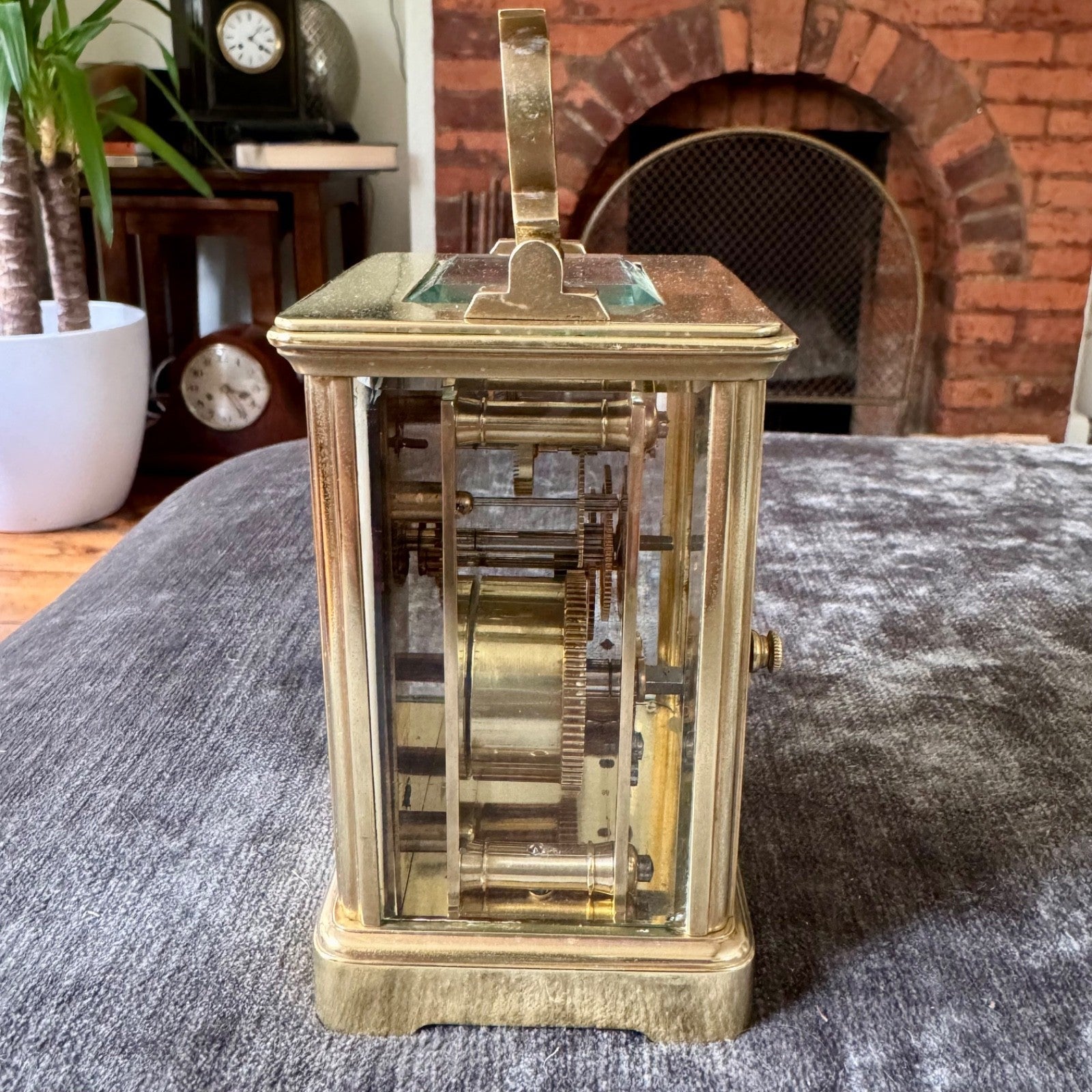 Bracher & Sydenham Reading Brass Carriage Clock Fully Serviced French - Mahn and Co Clock Repairs