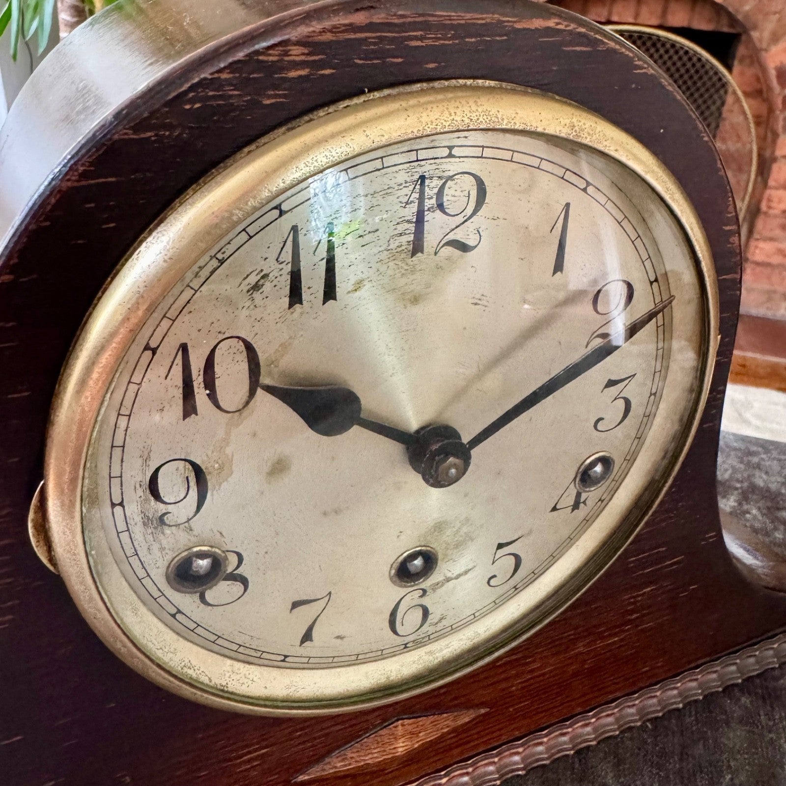 Fontenoy French Westminster Chime Mantel Clock | Fully Serviced | Mahogany Case - Mahn and Co Clock Repairs