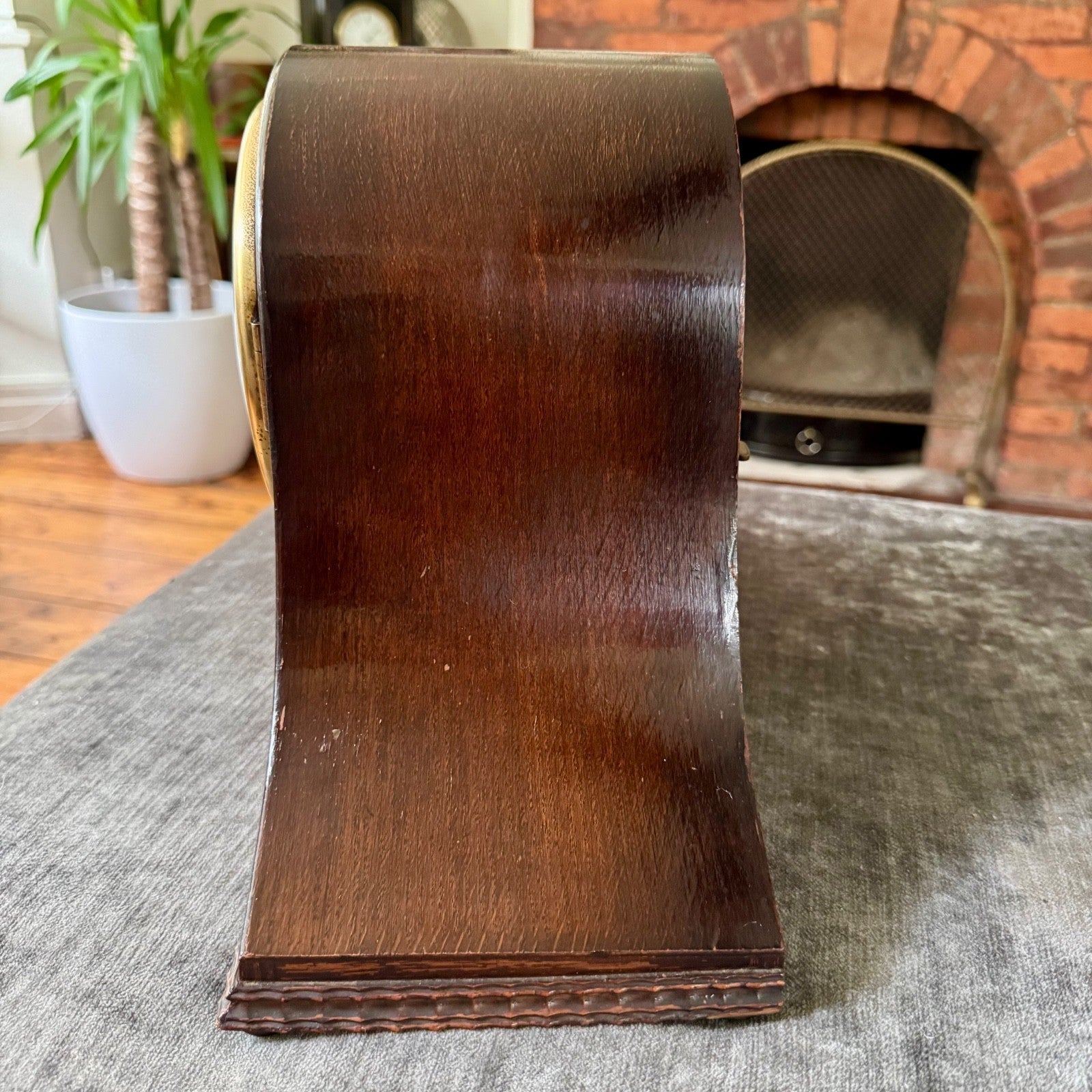 Fontenoy French Westminster Chime Mantel Clock | Fully Serviced | Mahogany Case - Mahn and Co Clock Repairs