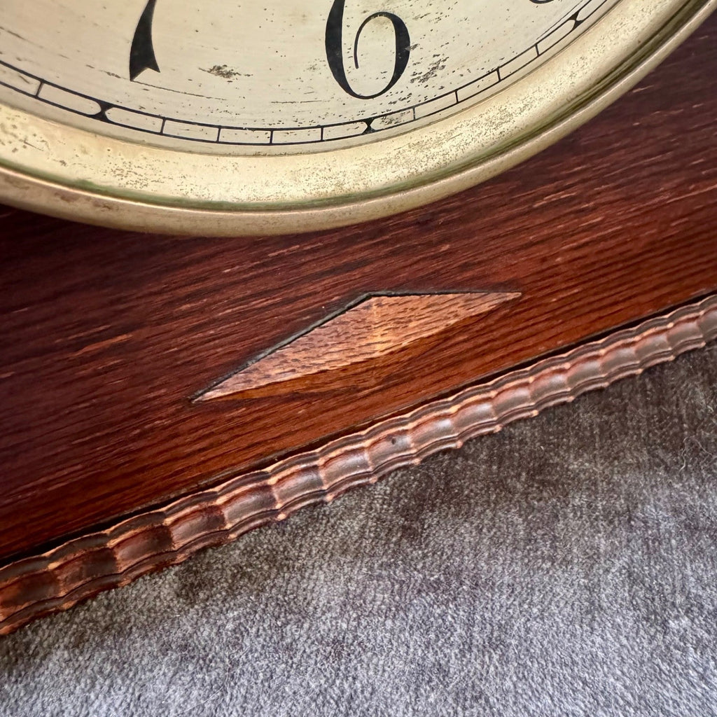 Fontenoy French Westminster Chime Mantel Clock | Fully Serviced | Mahogany Case - Mahn and Co Clock Repairs