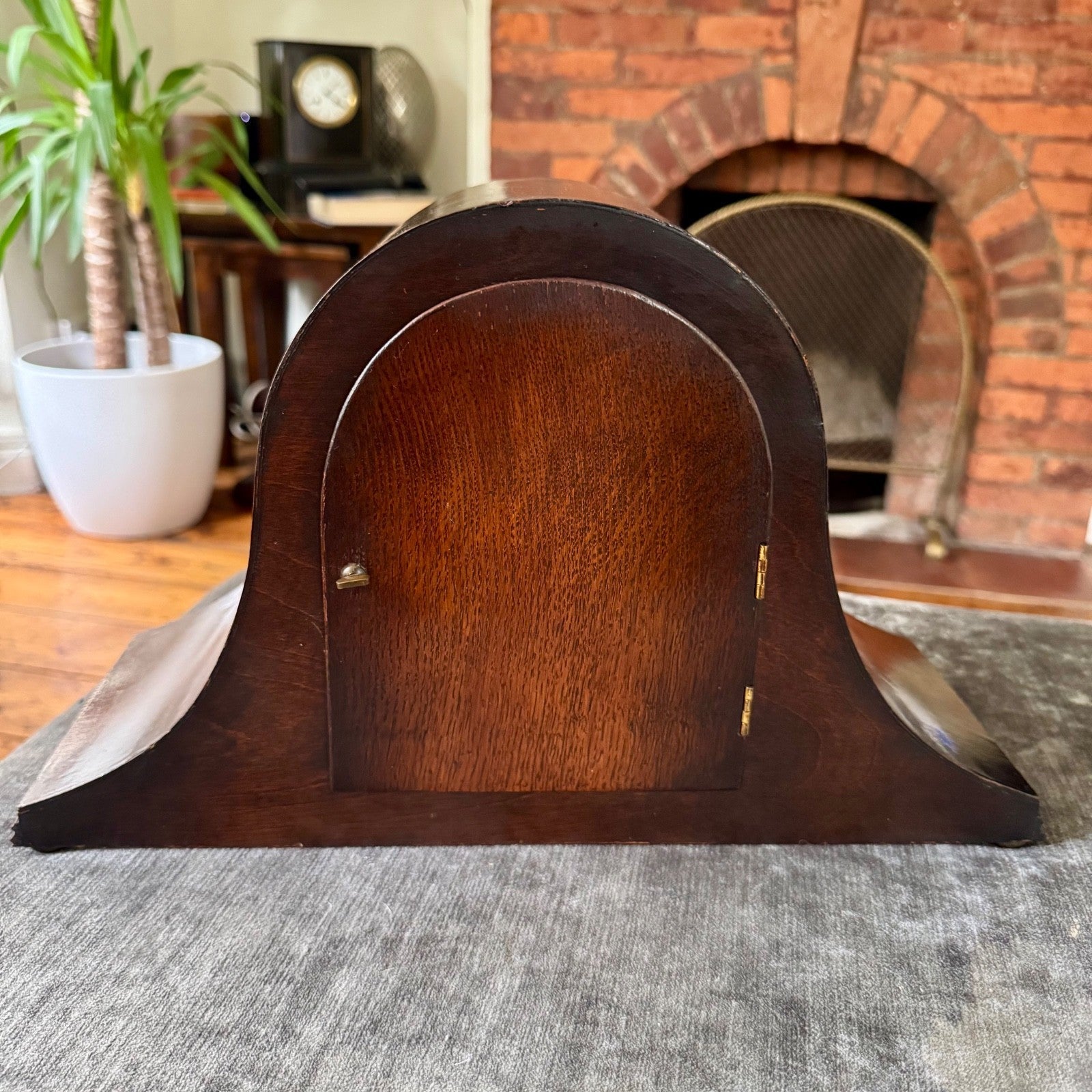 Fontenoy French Westminster Chime Mantel Clock | Fully Serviced | Mahogany Case - Mahn and Co Clock Repairs