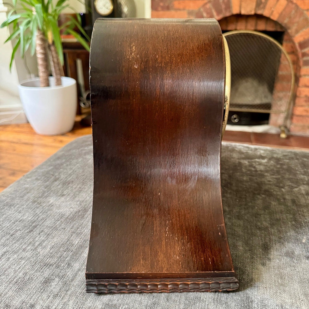 Fontenoy French Westminster Chime Mantel Clock | Fully Serviced | Mahogany Case - Mahn and Co Clock Repairs