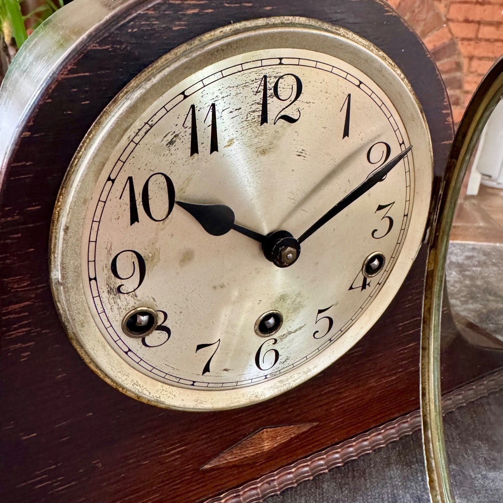 Fontenoy French Westminster Chime Mantel Clock | Fully Serviced | Mahogany Case - Mahn and Co Clock Repairs