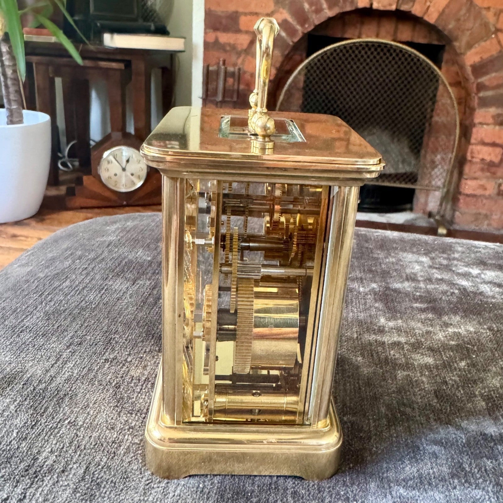 Matthew Norman 1754A Swiss Brass Carriage Clock Alarm 8 Day Serviced Working - Mahn and Co Clock Repairs