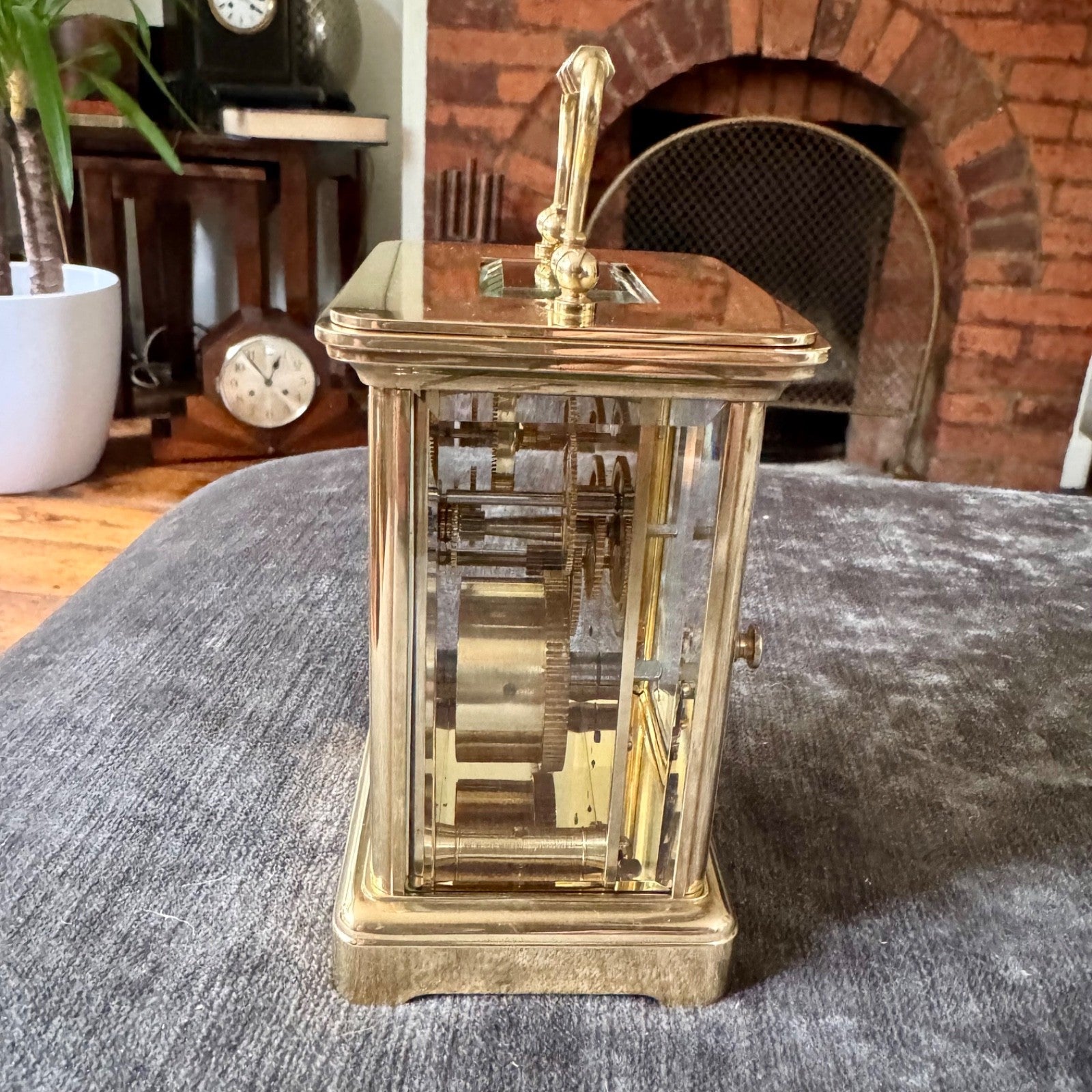 Matthew Norman London Swiss Brass Carriage Clock Fully Serviced Working - Mahn and Co Clock Repairs