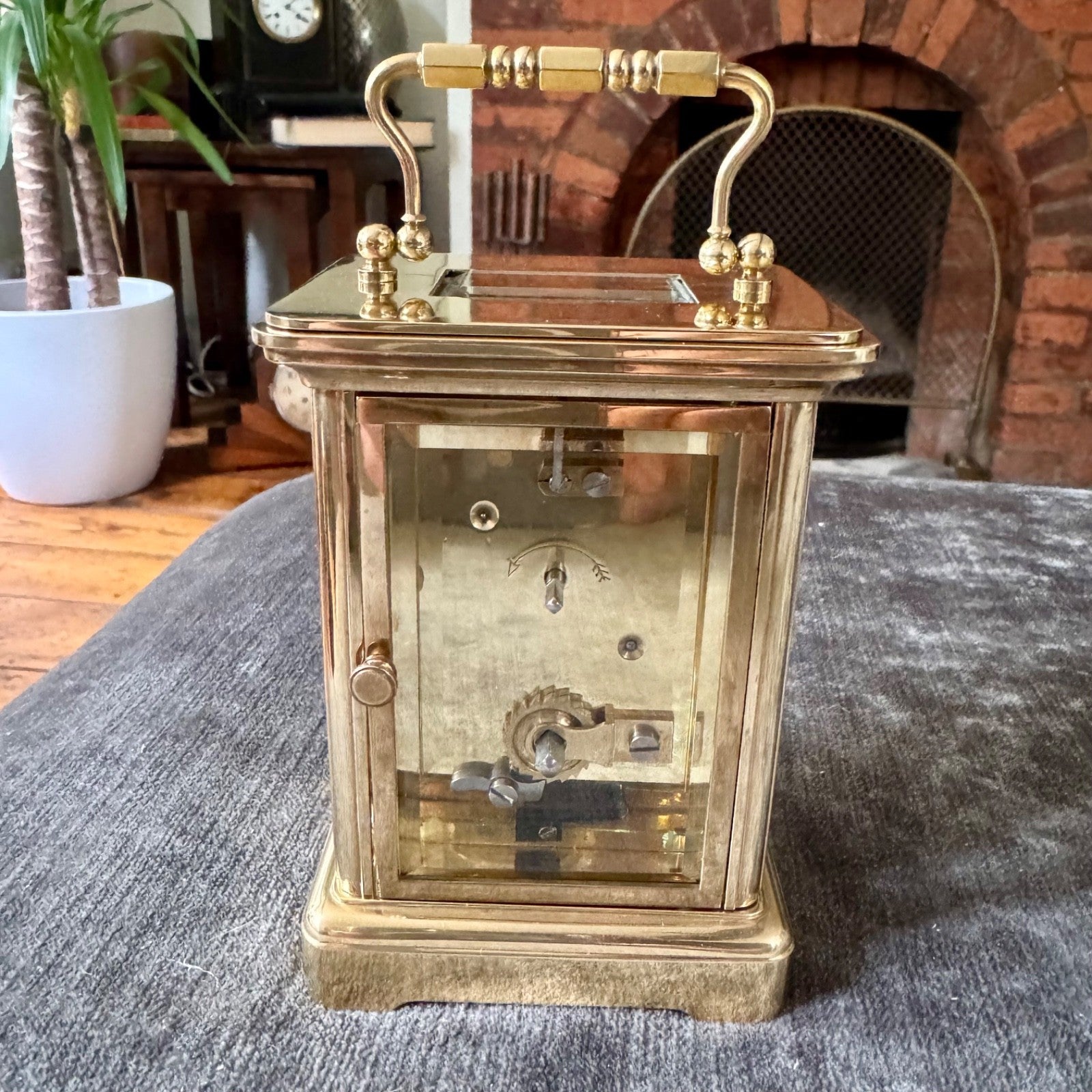 Matthew Norman London Swiss Brass Carriage Clock Fully Serviced Working - Mahn and Co Clock Repairs