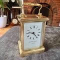 Matthew Norman London Swiss Brass Carriage Clock Fully Serviced Working - Mahn and Co Clock Repairs