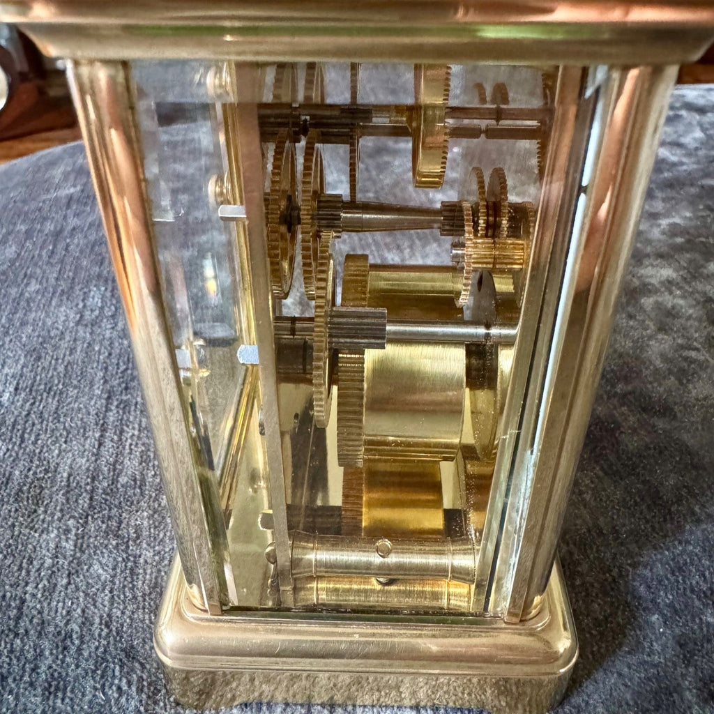 Matthew Norman London Swiss Brass Carriage Clock Fully Serviced Working - Mahn and Co Clock Repairs