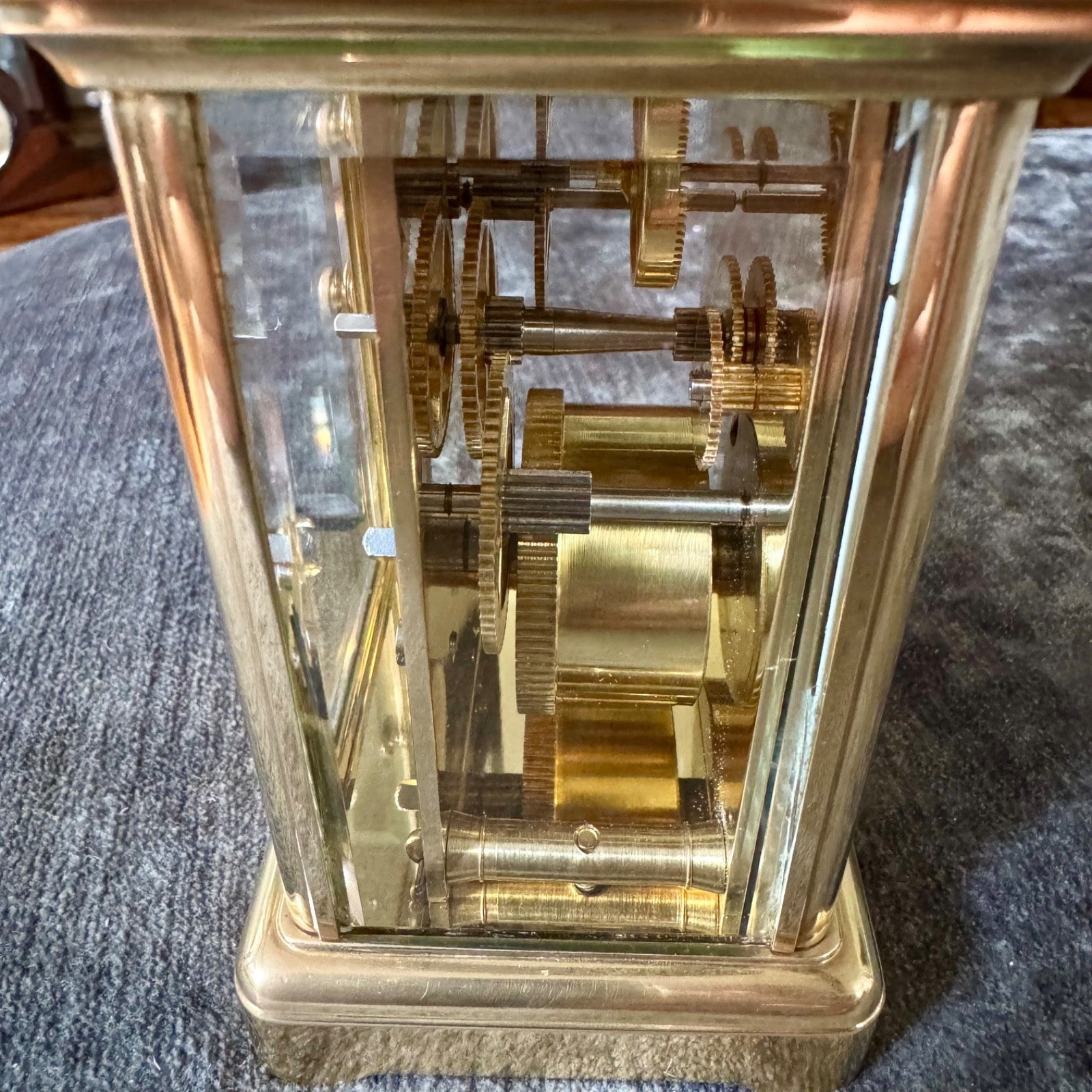 Matthew Norman London Swiss Brass Carriage Clock Fully Serviced Working - Mahn and Co Clock Repairs