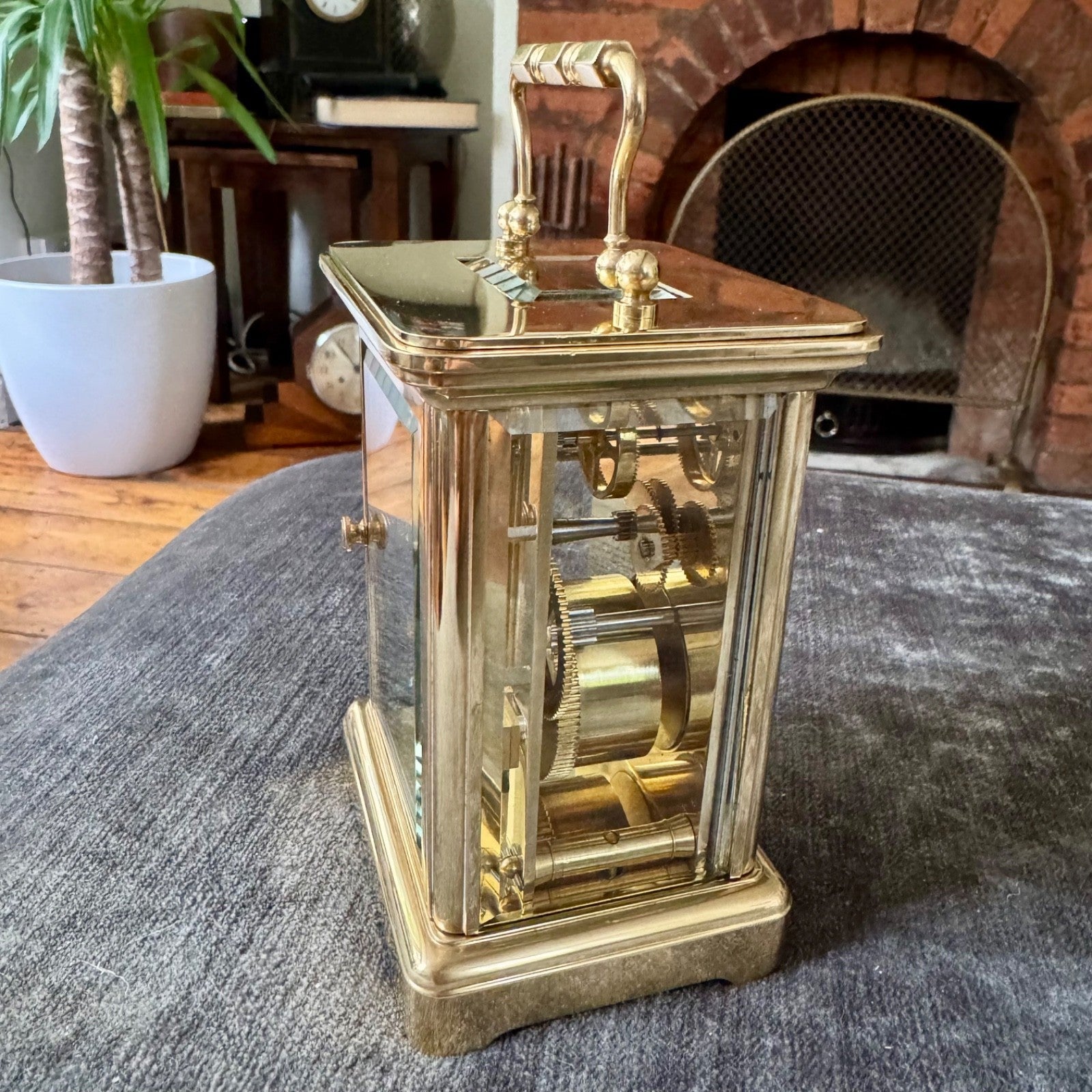 Matthew Norman London Swiss Brass Carriage Clock Fully Serviced Working - Mahn and Co Clock Repairs