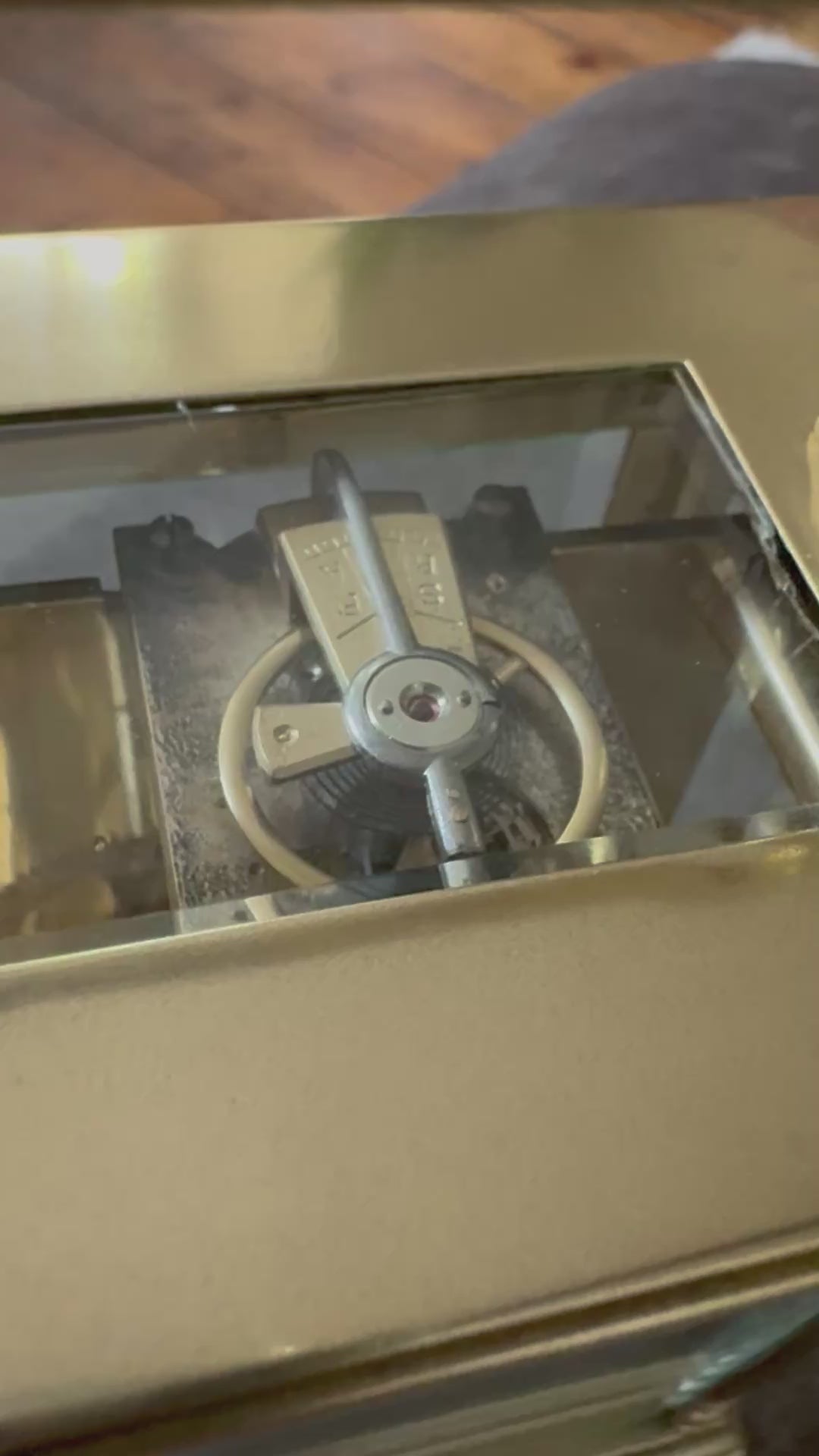 ANTIQUE FRENCH FIVE-GLASS CARRIAGE CLOCK