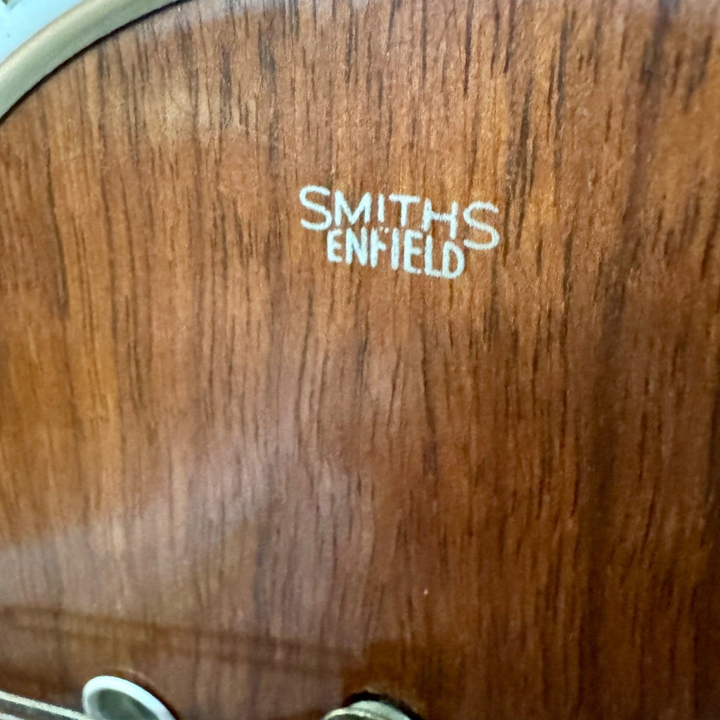 Smiths Enfield Mantel Clock 1955 Fully Serviced Vintage Walnut Gong Strike Worki - Mahn and Co Clock Repairs