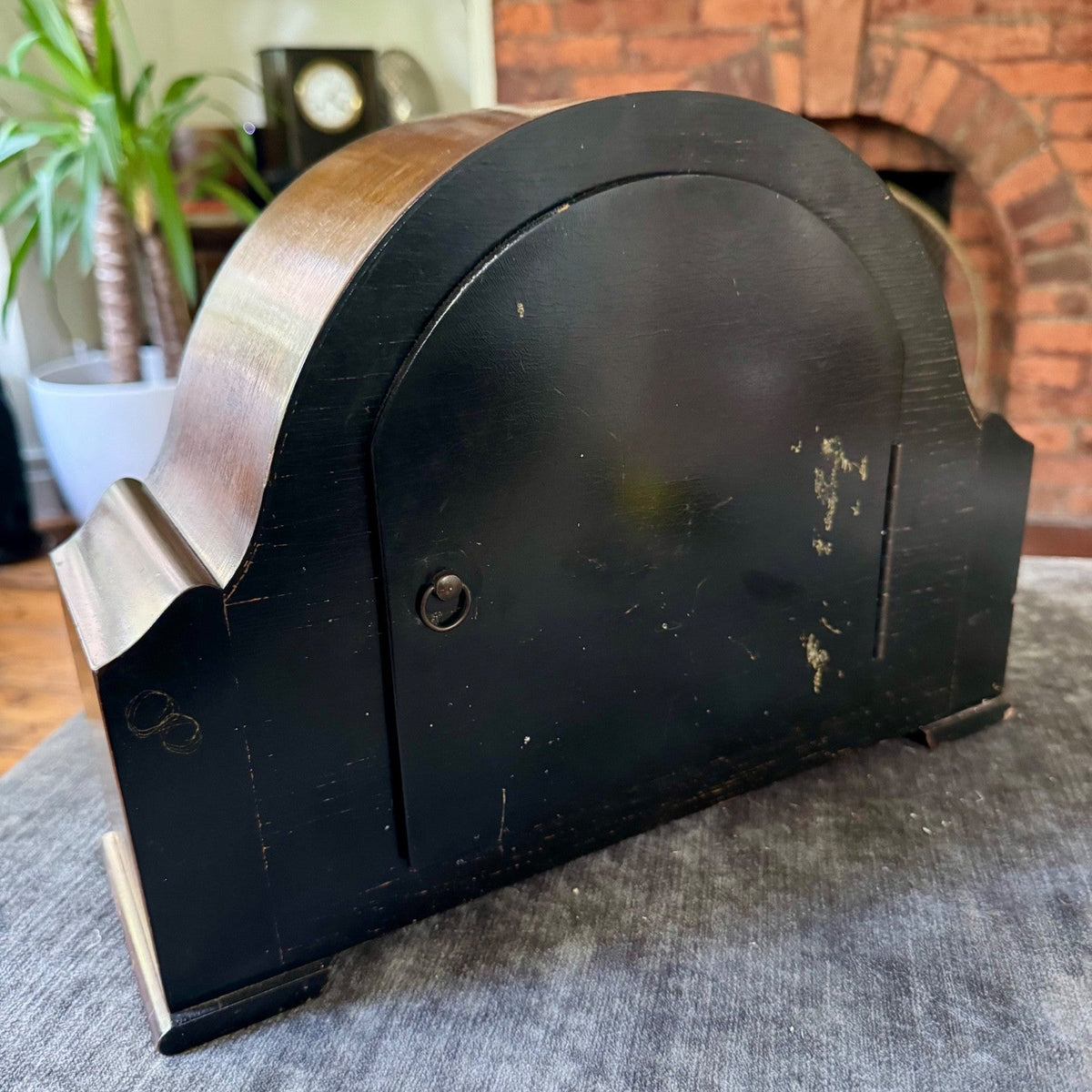 Smiths Enfield Mantel Clock 1955 Fully Serviced Vintage Walnut Gong Strike Worki - Mahn and Co Clock Repairs