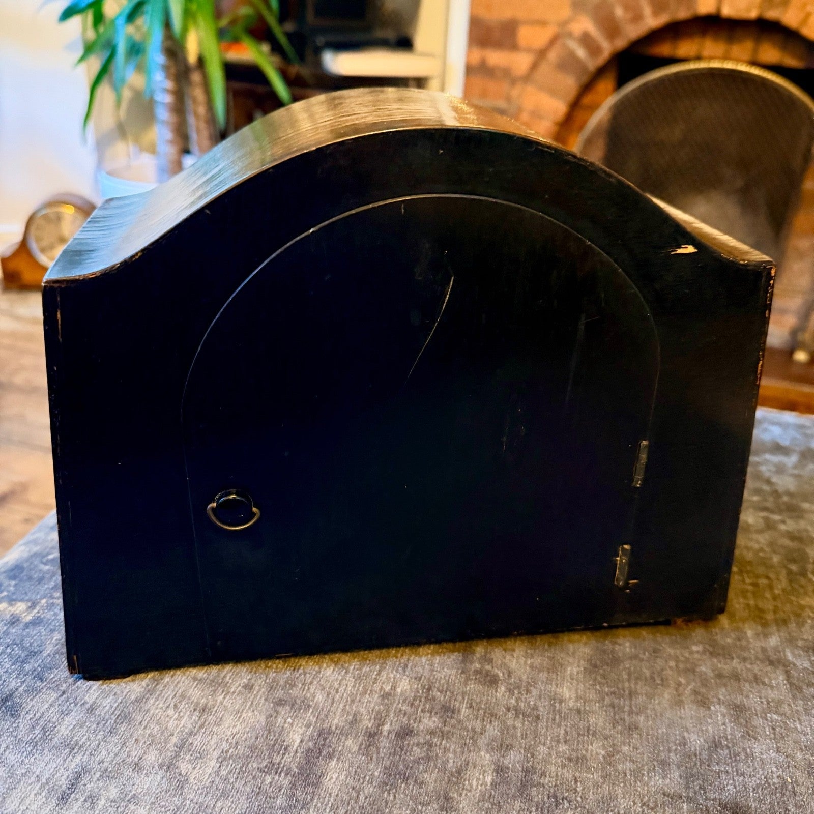 Vintage Enfield Oak Mantel Clock Gong Strike Art Deco English Working - Mahn and Co Clock Repairs