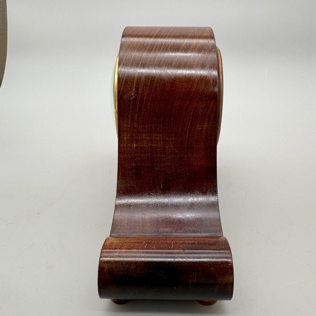 Vintage Mappin & Webb London Mantel Clock Mahogany Case Working Antique Clock - Mahn and Co Clock Repairs